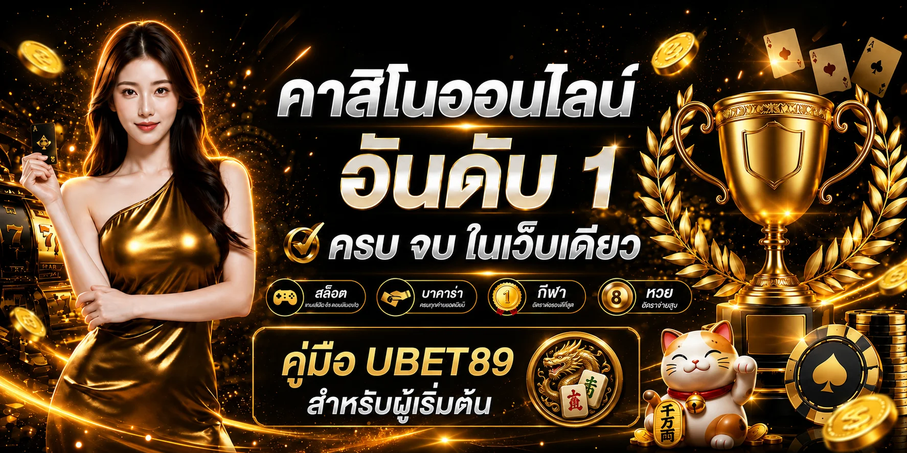 UBET89 คู่มือผู้เริ่มต้น สมัคร ฝากถอน และเลือกเกม